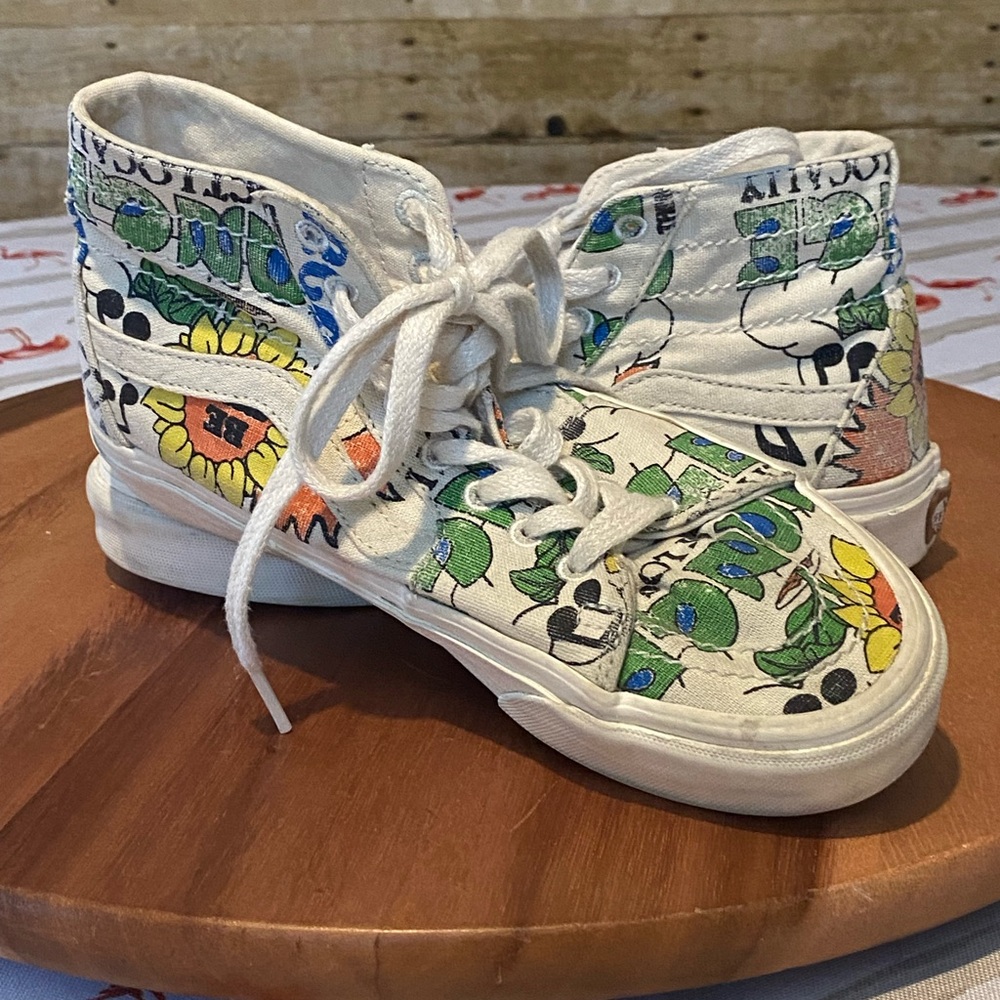 Vans SK8Hi Tapered Mid Exo Theory Positivity Sunflower Sneakers - Picture 4 of 15